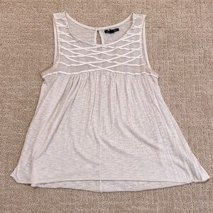 Light Cream American Eagle Tank